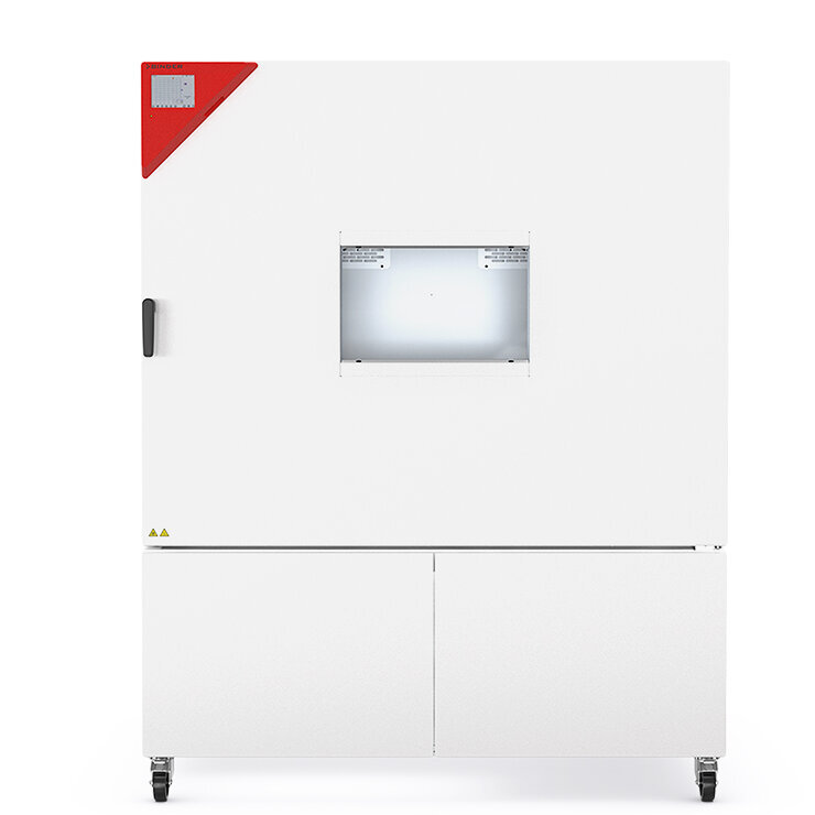 Cámara de clima variable MK1020 con puerta cerrada sobre fondo blanco.