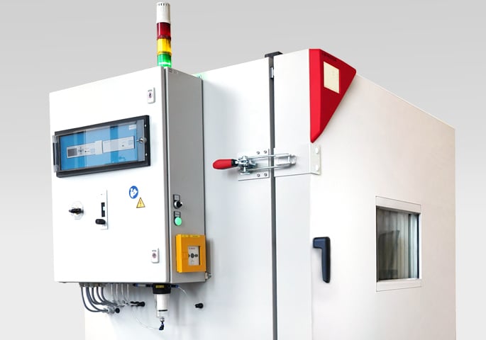 Paket S mit dreifarbiger Signalleuchte (grün, gelb, rot)